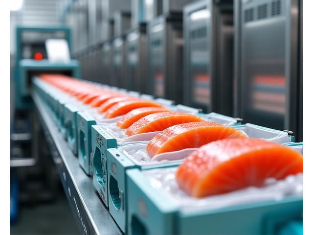 Automated fish packaging line